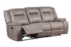 Blake - Manual Reclining Sofa Loveseat And Recliner - Desert Taupe