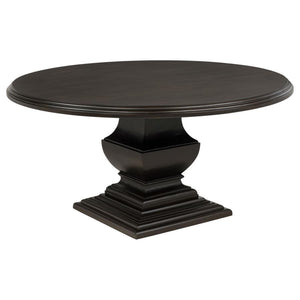 Twyla - 60" Round Wood Dining Room Table - Dark Cocoa