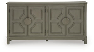 Darlock - Accent Cabinet - Warm Gray