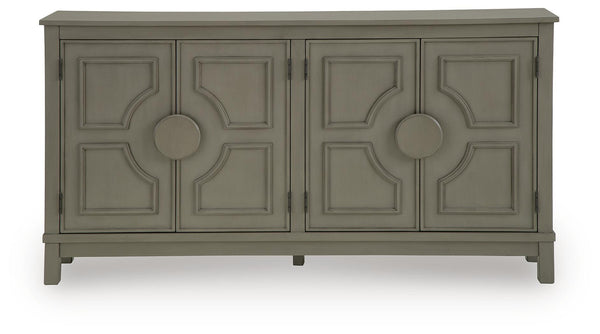 Darlock - Accent Cabinet - Warm Gray