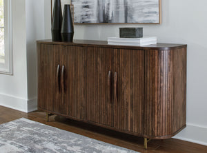 Amickly - Dark Brown - Accent Cabinet