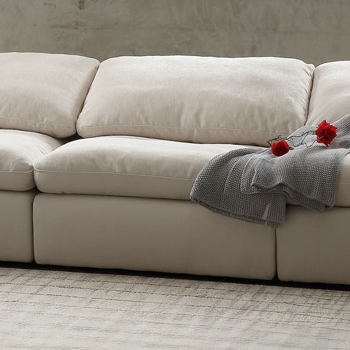 Naveen - Modular Armless Chair Ivory