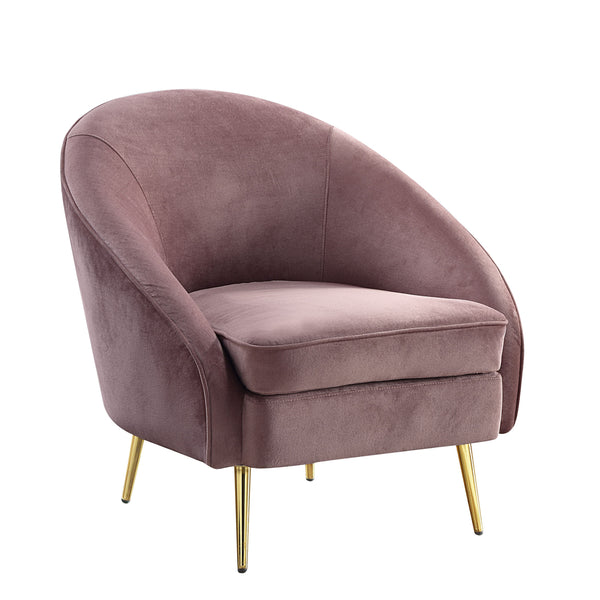 Abey - Chair - Pink Velvet