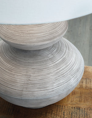 Brickdon - Poly Table Lamp - Distressed White