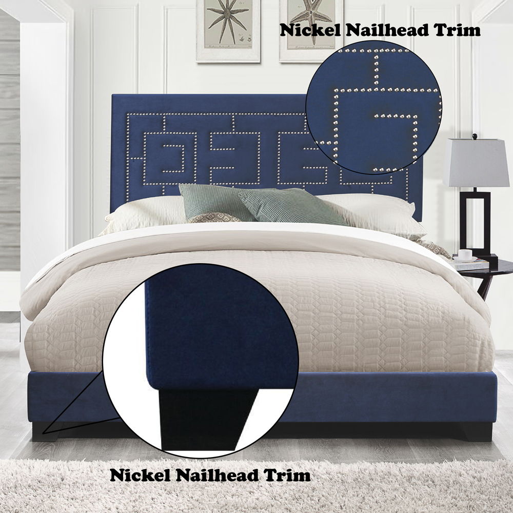 Ishiko III - Bed Dark Blue