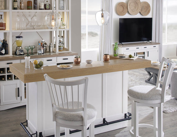 Americana Modern Dining - Bar With Quartz Insert - Cotton