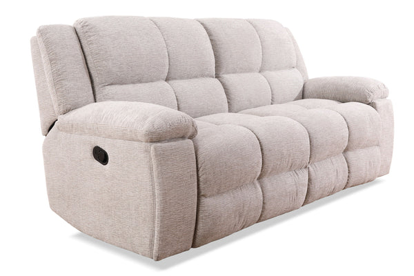 Buster - Manual Reclining Sofa Loveseat And Recliner - Opal Taupe