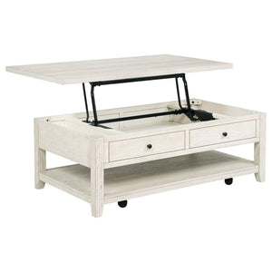 Payne - 48" Mobile Lift Top Coffee Table White