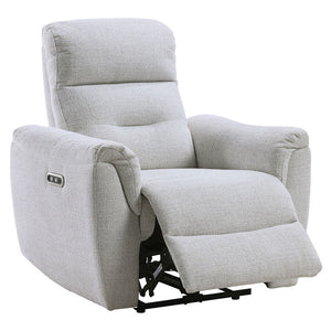 Eastre - Power Motion Recliner With USB Port - Beige Chenille