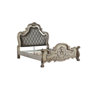Dresden - Traditional - Bed Vintage Bone White Queen