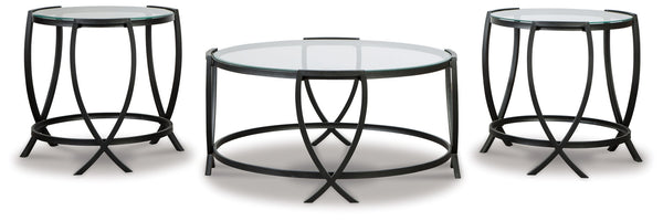 Tarrin - Occasional Table Set (Set of 3) - Black