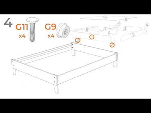 Finch - Queen Platform Bed - Black